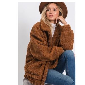Stoosh brown Teddy Jacket